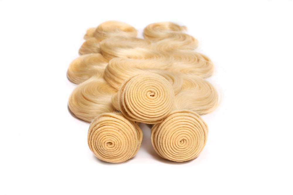 NoirLuxe 613 blonde body wave human hair bundle glamorous waves