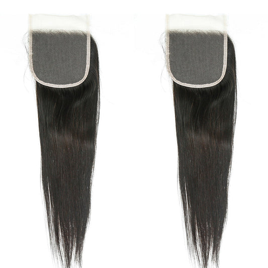 NoirLuxe Signature 5x5 Transparent Lace Closure Straight Hair