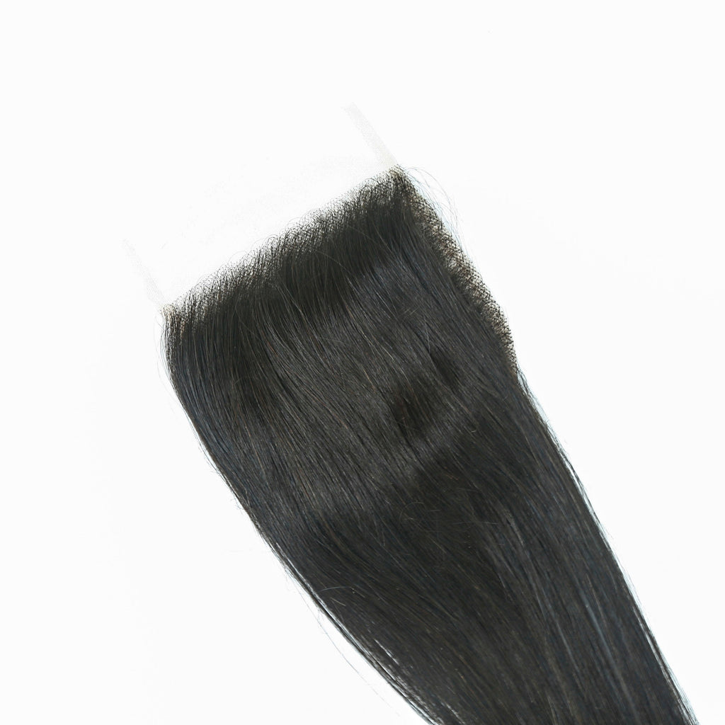 NoirLuxe 5x5 Transparent Lace Closure Straight Hair