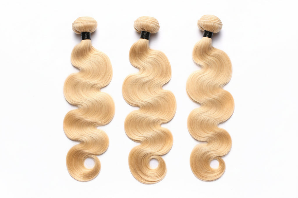 NoirLuxe 613 Blonde Raw Body Wave Hair