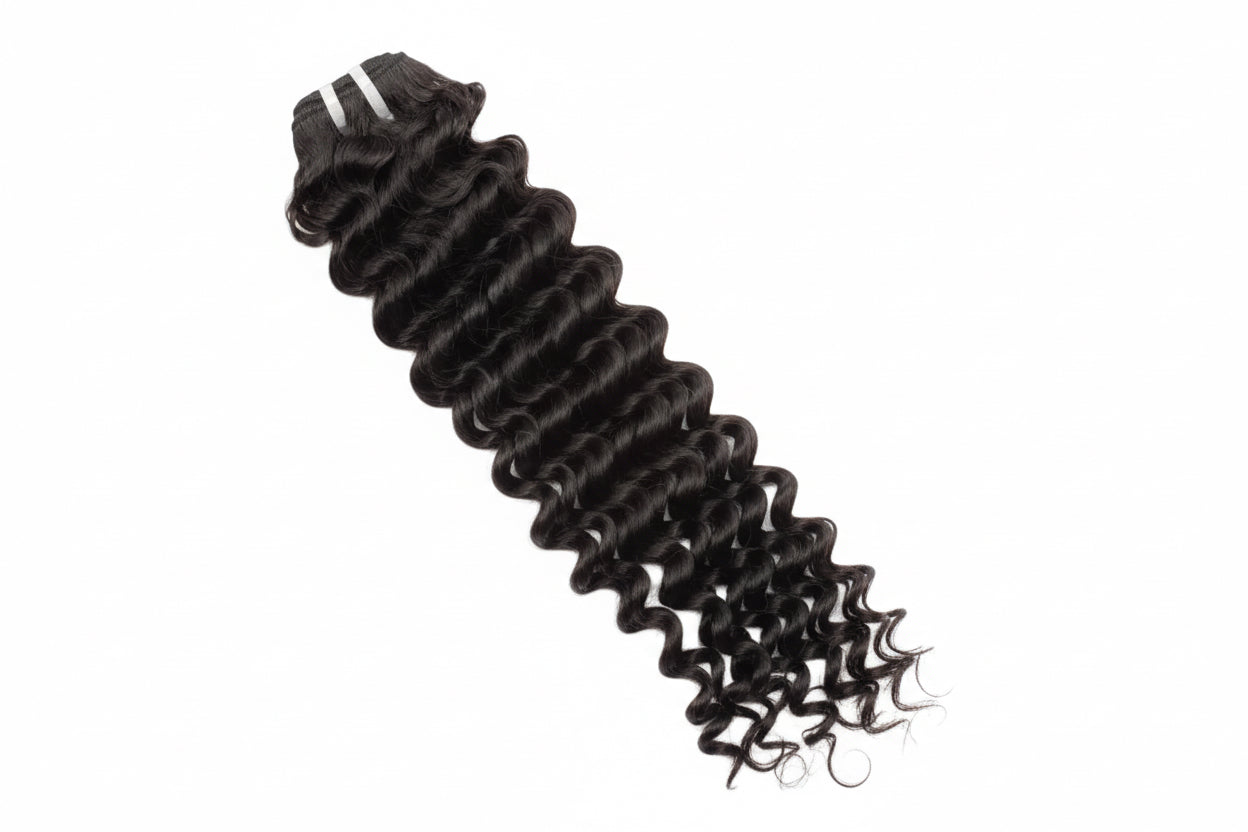 NoirLuxe Brazilian Raw Deep Wave Hair