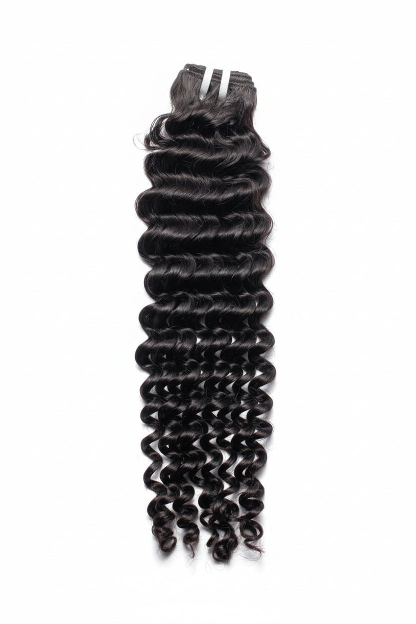 NoirLuxe Brazilian Raw Deep Wave Hair