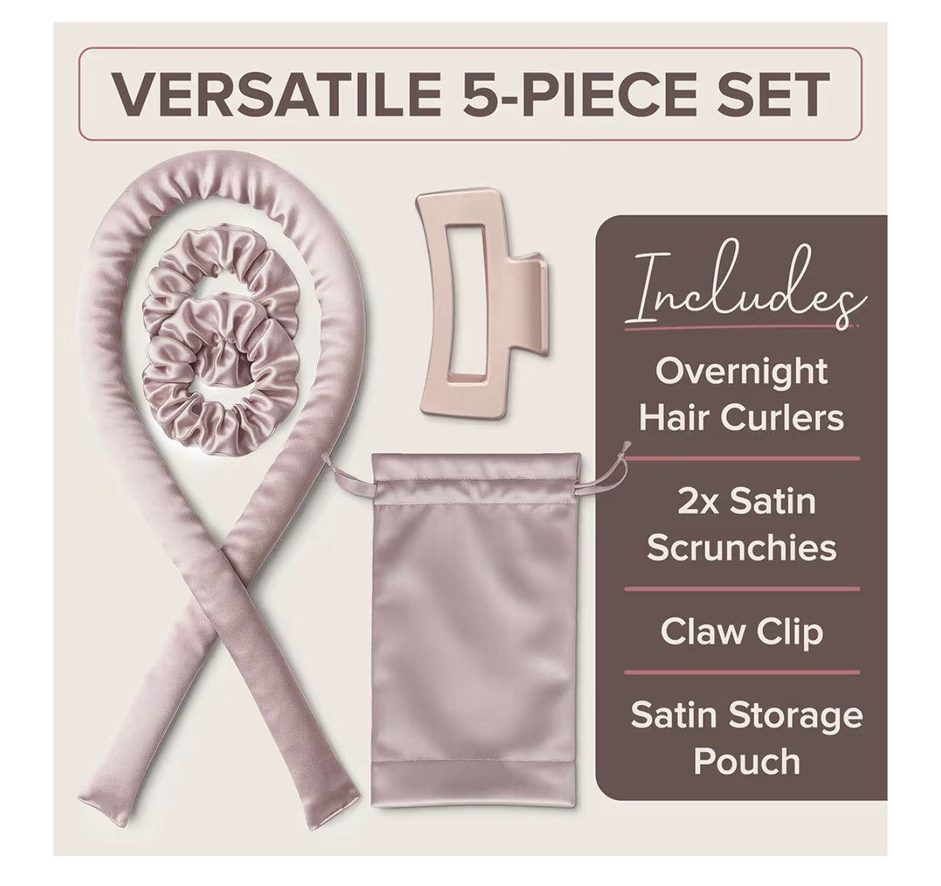 Heatless Curlers Set For Effortless Curls & Waves