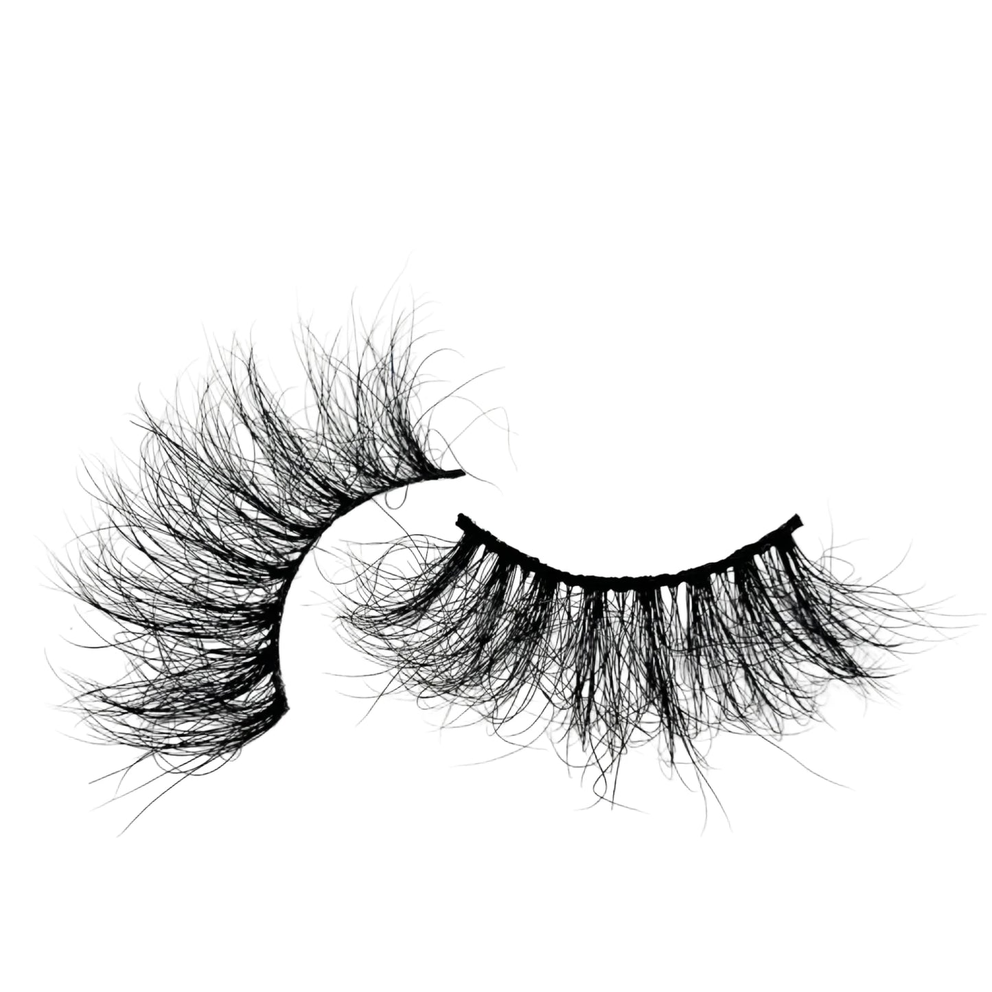 Mink False Eyelashes 06 - 5 Pairs 6D Cat-Eye Lashes with Natural Fluffy Look