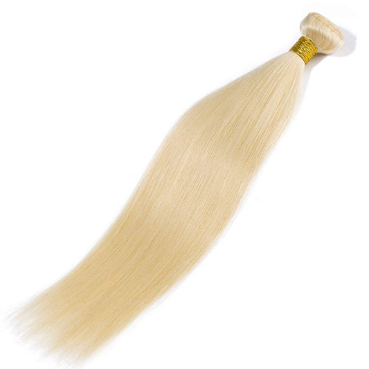 NoirLuxe 613 blonde straight human hair bundle pre-coloured
