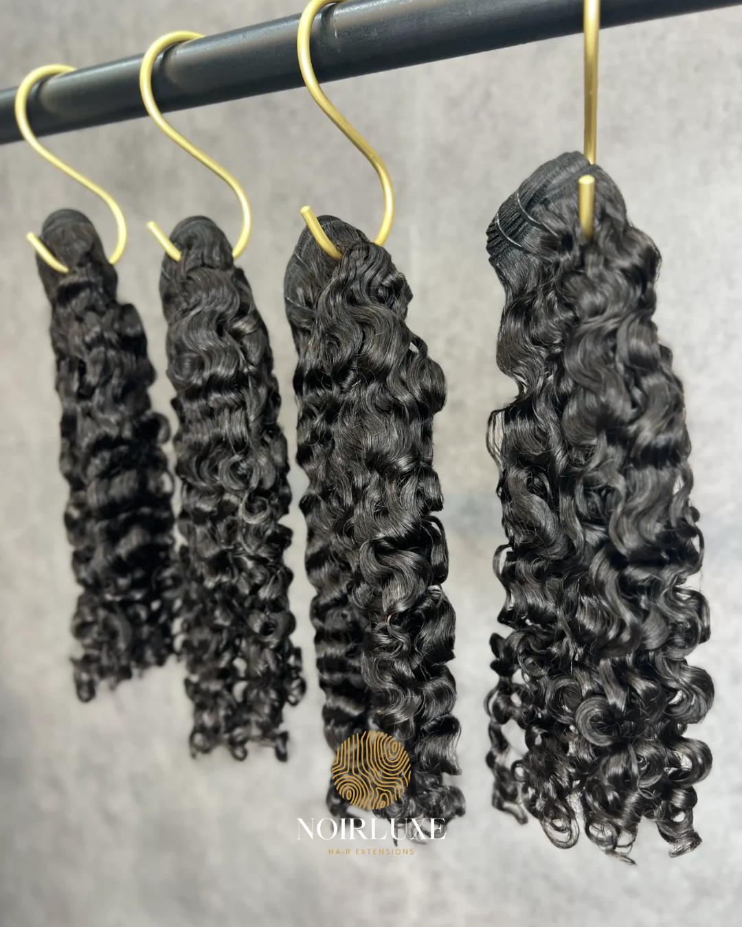 NoirLuxe Brazilian deep wave hair bundle full and voluminous