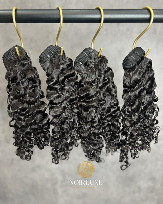NoirLuxe Brazilian deep wave hair bundle full and voluminous